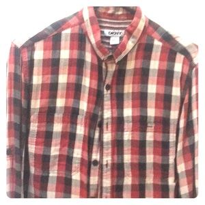 DKNY plaid shirt